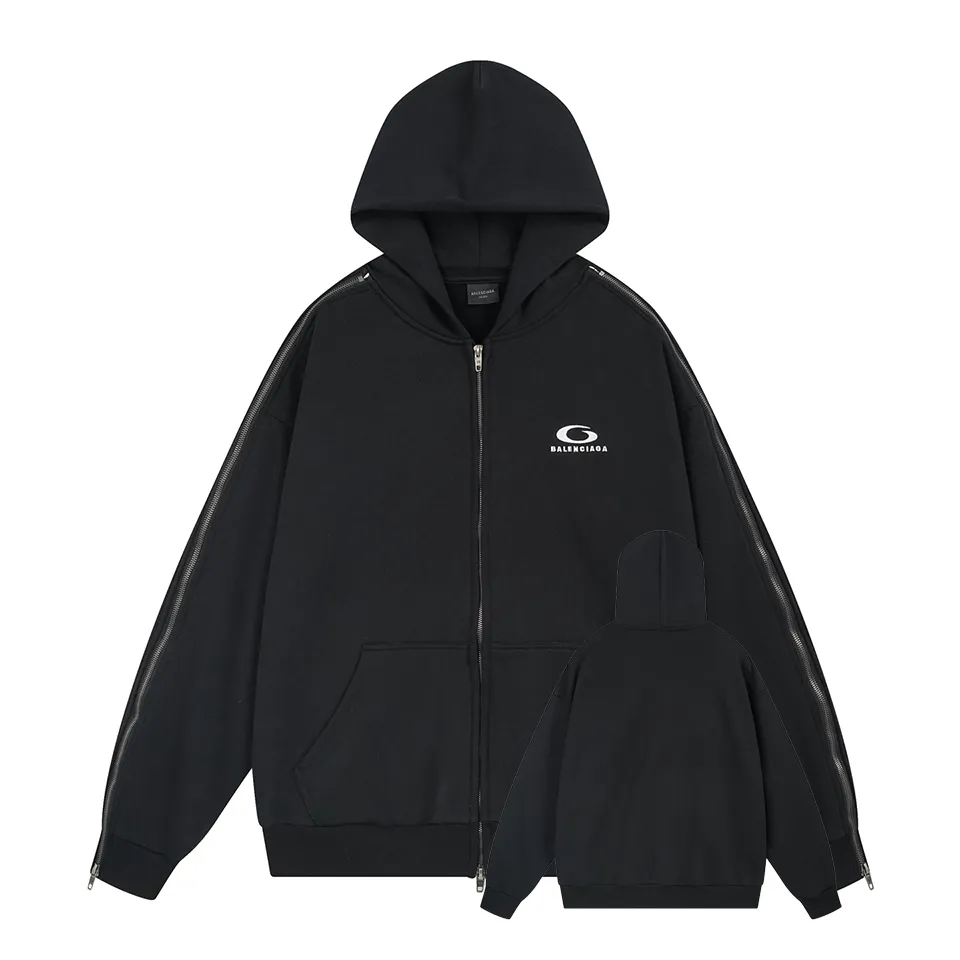BALENCI*GA . . . . . . . 460g . Same Style -Color：Black -SIZE：Xs S M L 8992#